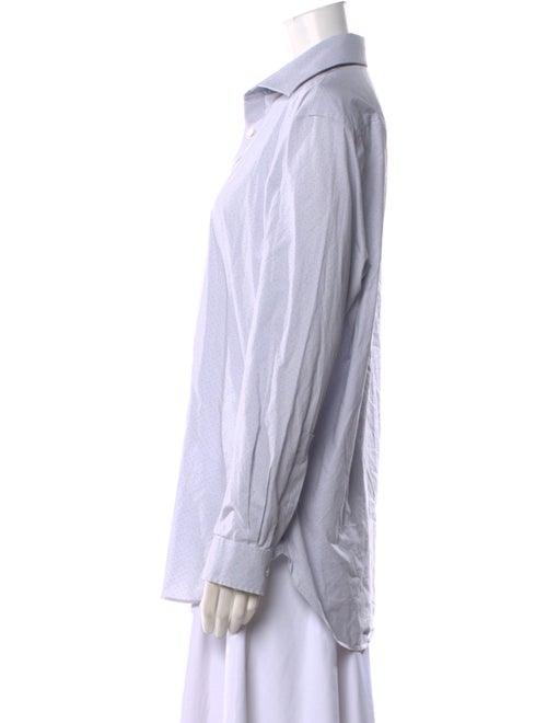 Michael Kors Long Sleeve Button-Up Top