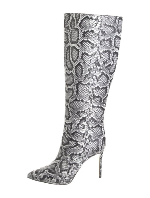 Michael Kors Leather Animal Print Boots