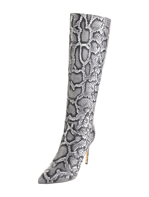 Michael Kors Leather Animal Print Boots