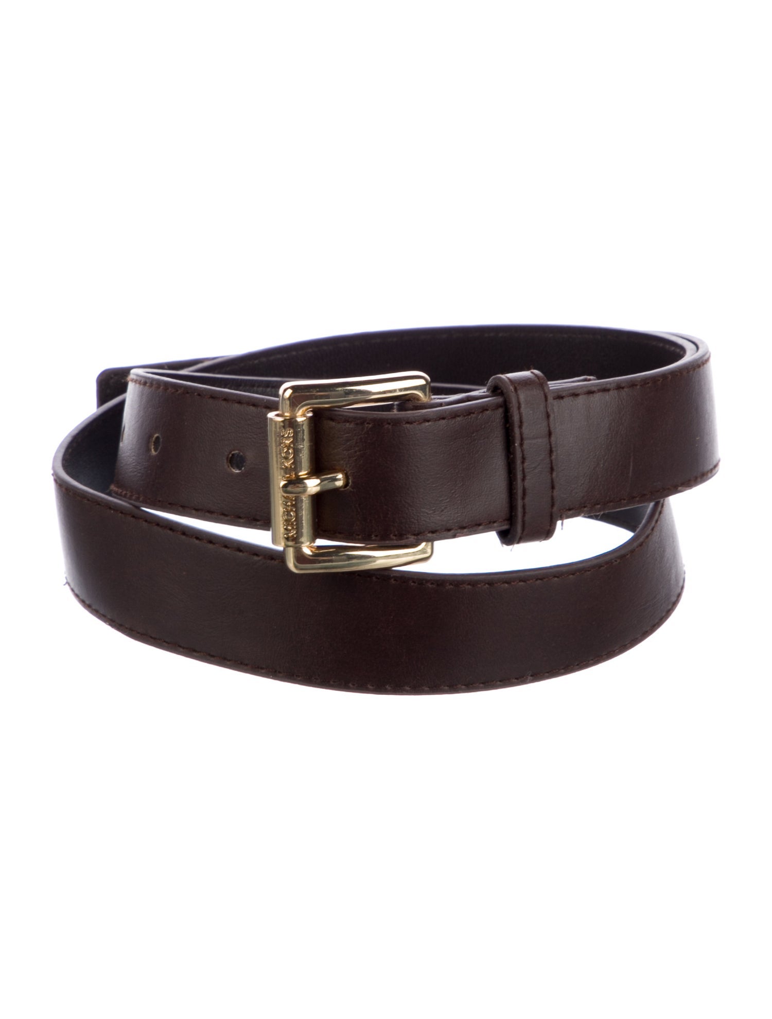 Michael Kors Skinny Leather Belt