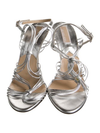 Michael Kors Leather Slingback Sandals
