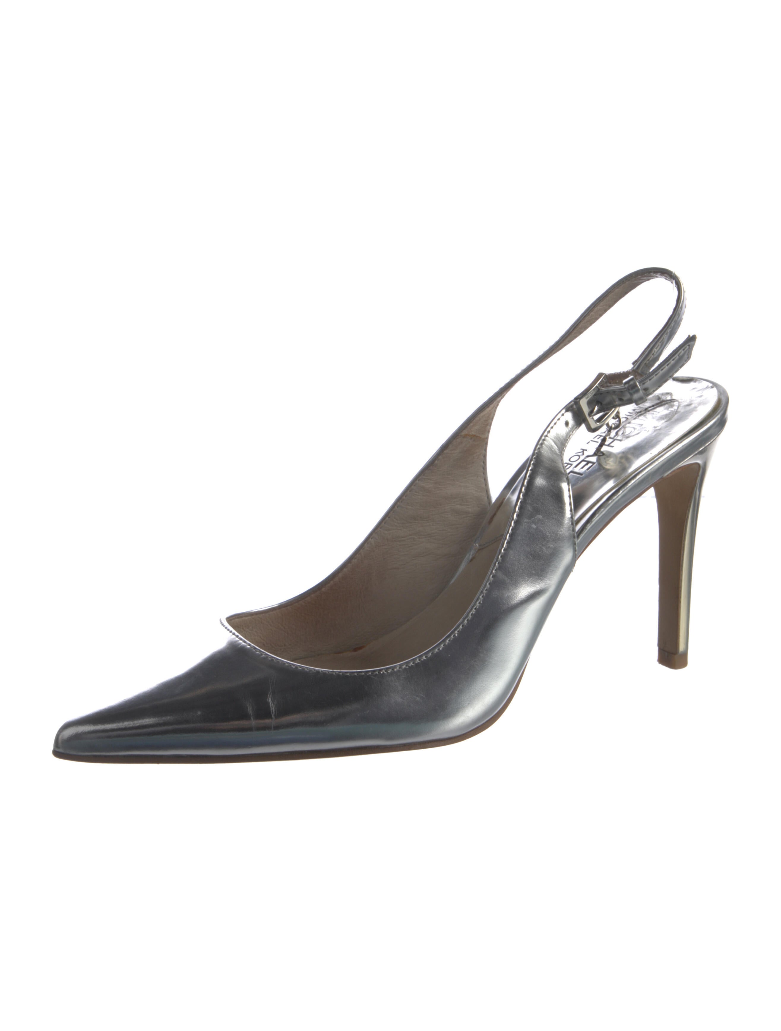 Michael Michael Kors Leather Slingback Sandals