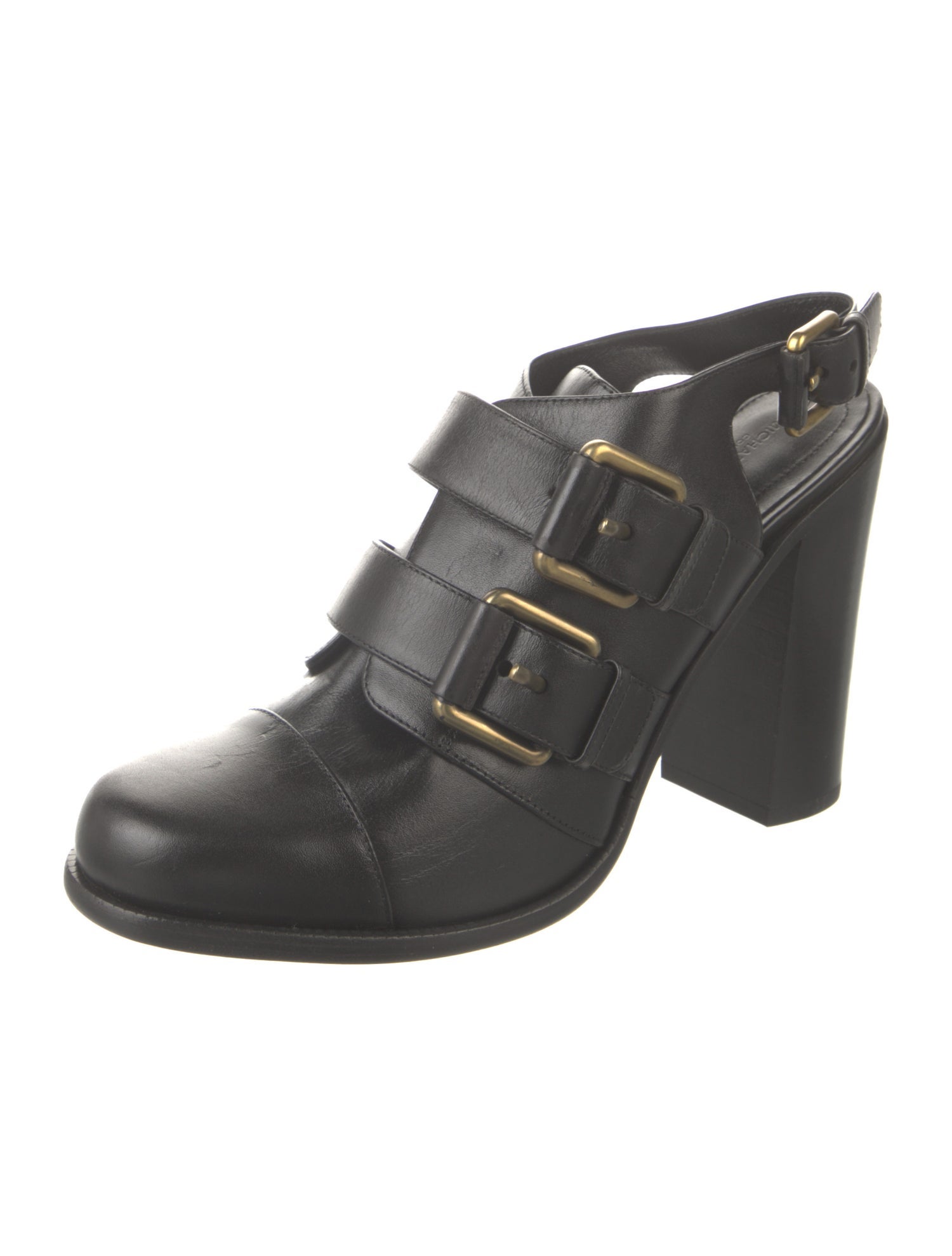 Michael Kors Collection Leather Slingback Pumps