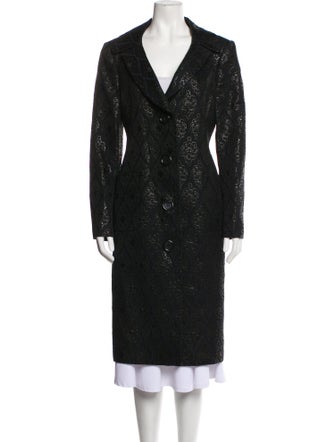 Michael Kors Tweed Pattern Coat