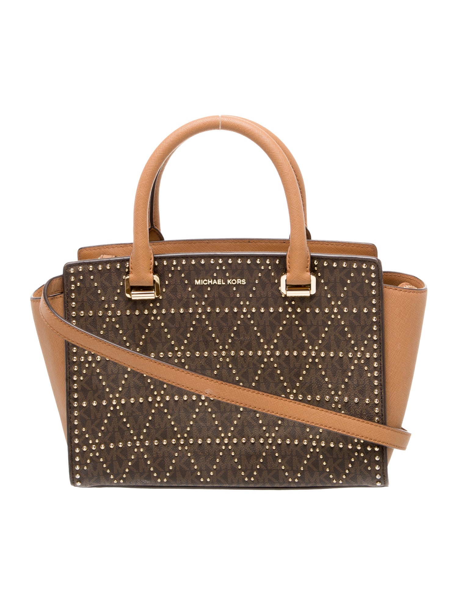 Michael Kors Leather Top Handle Bag