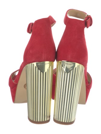 Michael Kors Suede D'Orsay Pumps