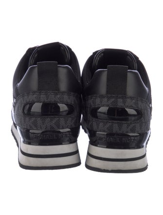 Michael Kors Monogram Pattern Canvas Sneakers