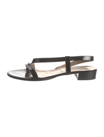Michael Kors Patent Leather Slingback Sandals