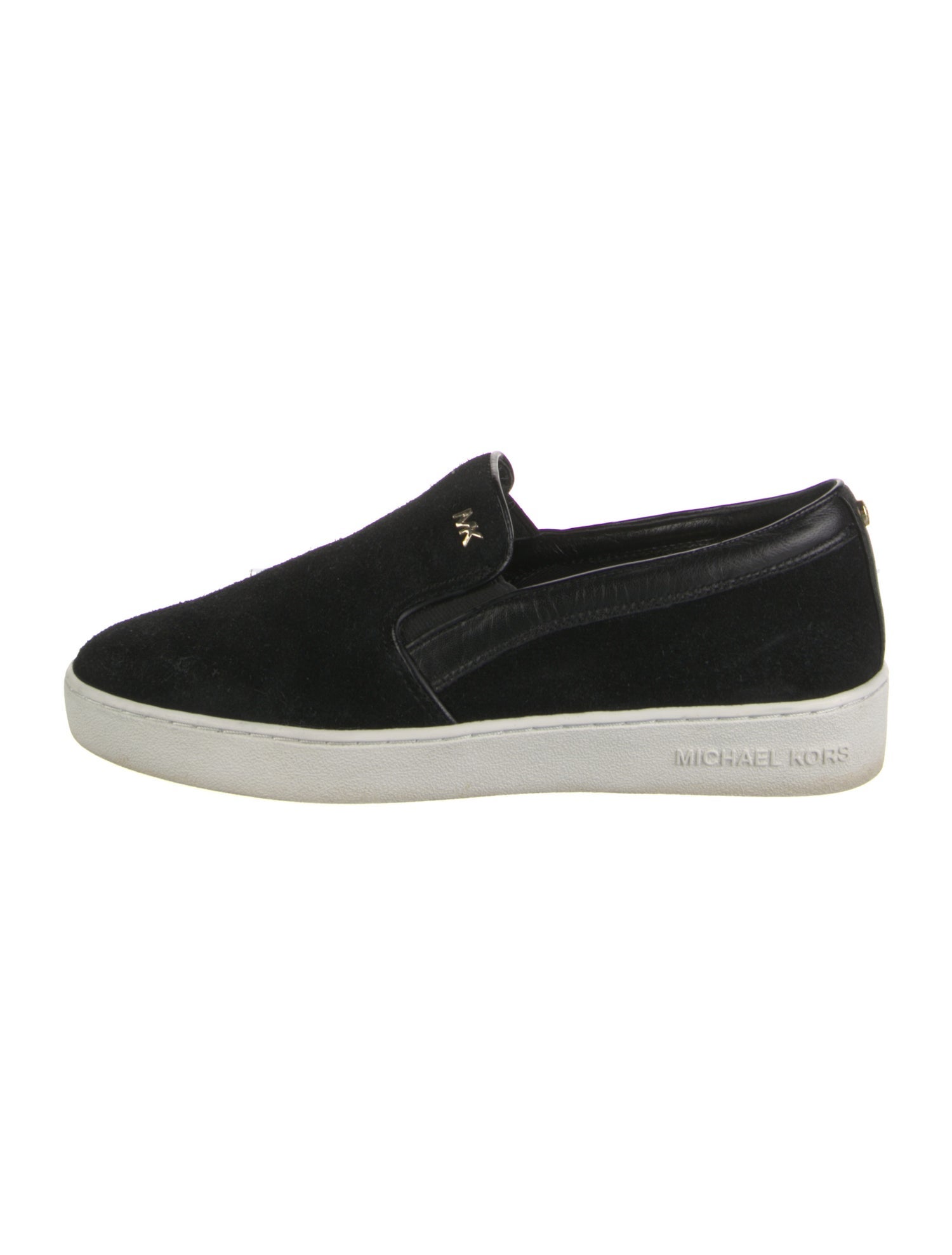 Michael Kors Suede Leather Trim Embellishment Sneakers