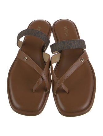 Michael Kors Leather Slides