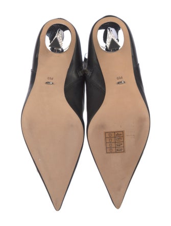 Michael Kors Leather Crystal Embellishments Boots