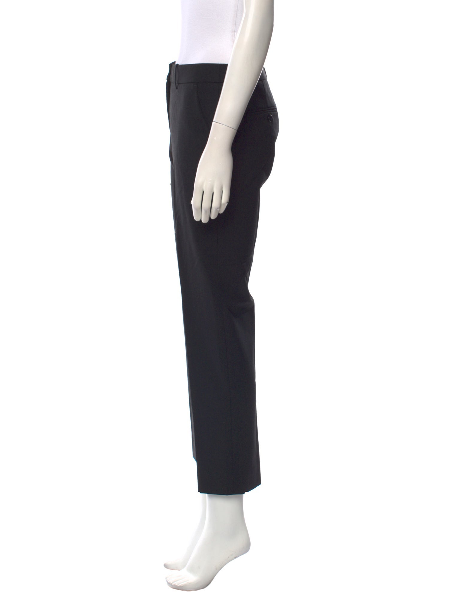 Michael Kors Virgin Wool Straight Leg Pants