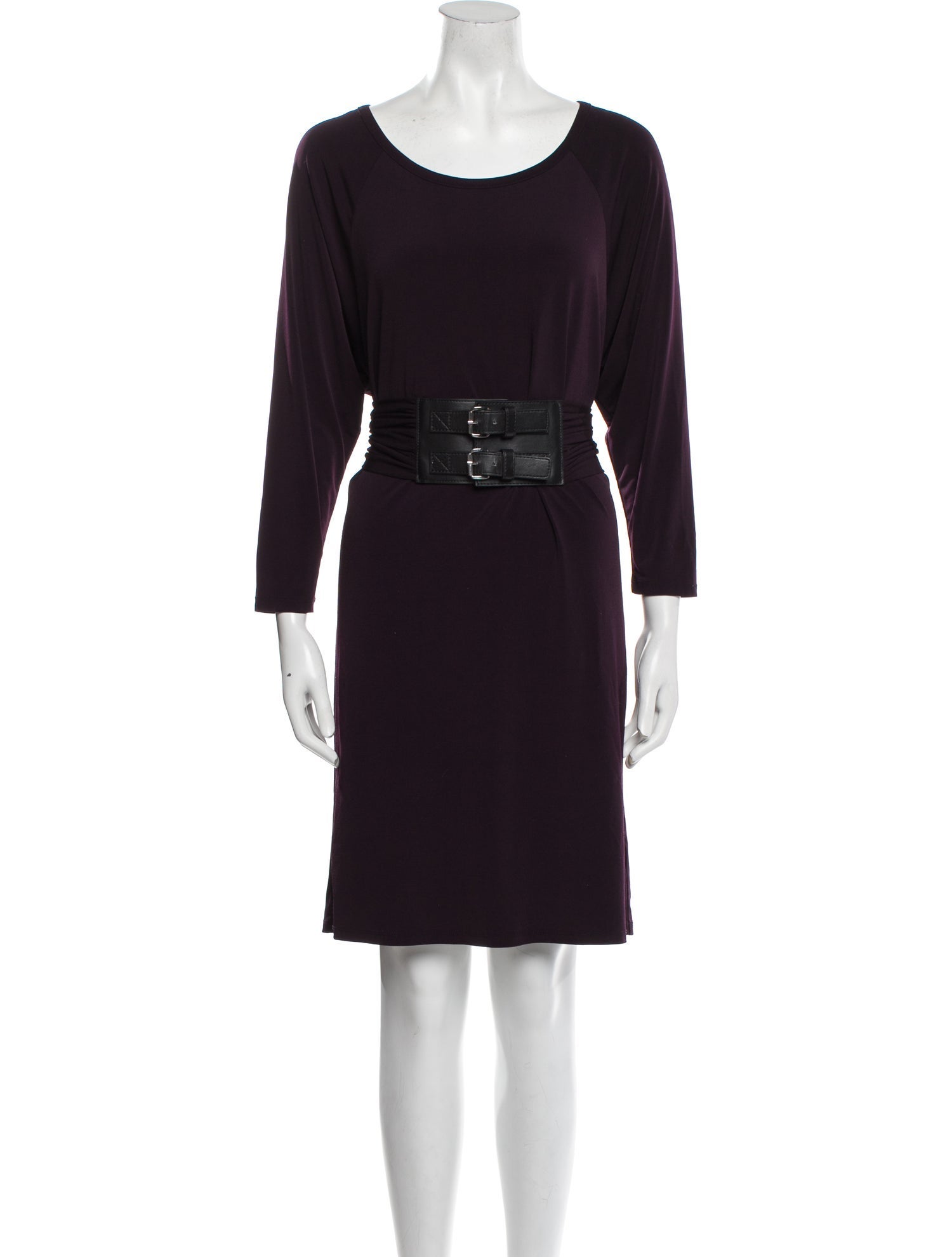 Michael Kors Bateau Neckline Mini Dress