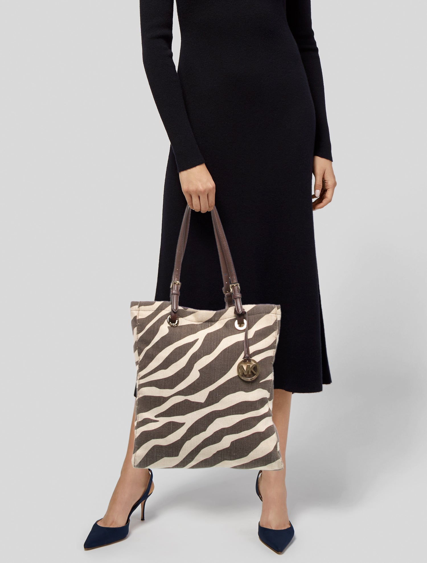 Michael Michael Kors Canvas Bucket Bag