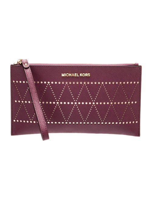 Michael Michael Kors Leather Clutch