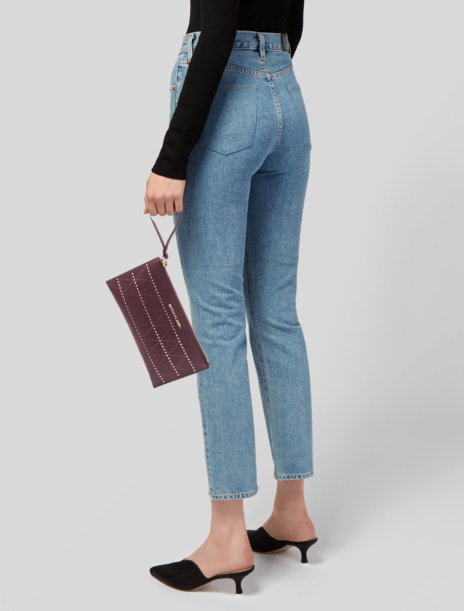 Michael Michael Kors Leather Clutch