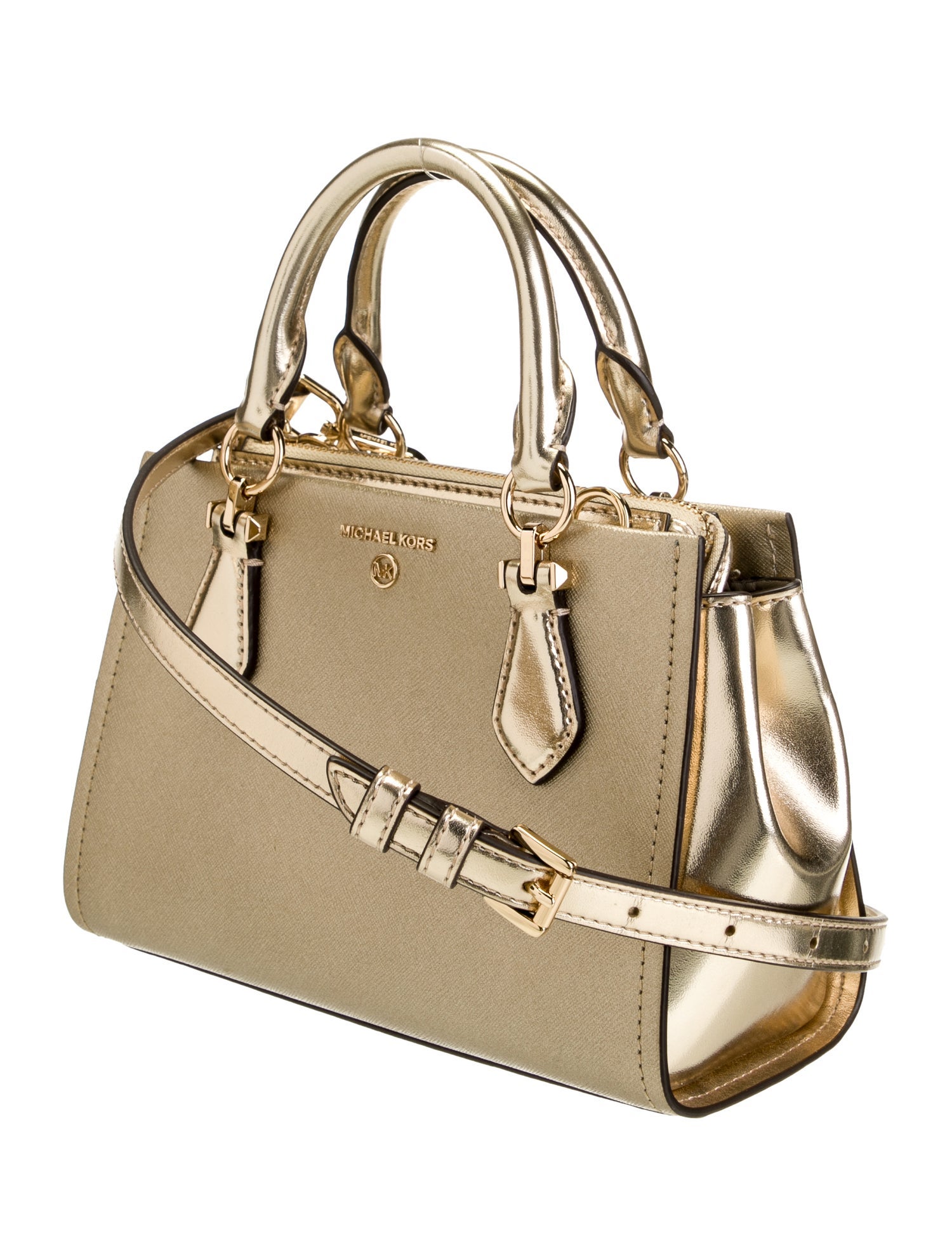 Michael Kors Saffiano Leather Top Handle Bag