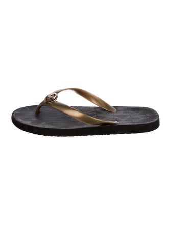 Michael Kors Rubber Flip Flops
