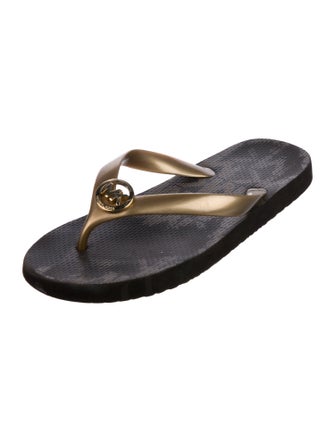 Michael Kors Rubber Flip Flops