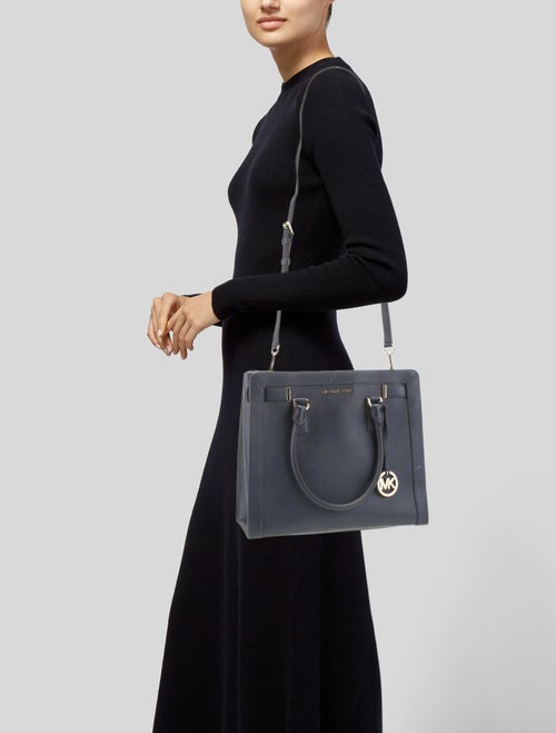 Michael Kors Saffiano Leather Top Handle Bag