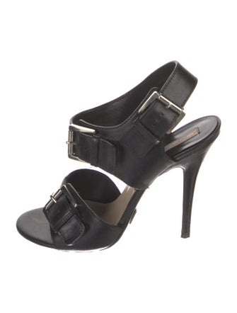 Michael Kors Leather Slingback Sandals