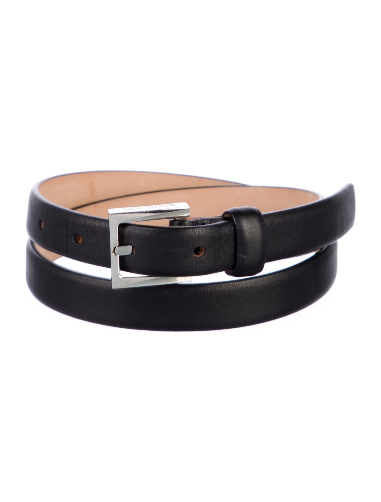 Michael Kors Skinny Leather Belt