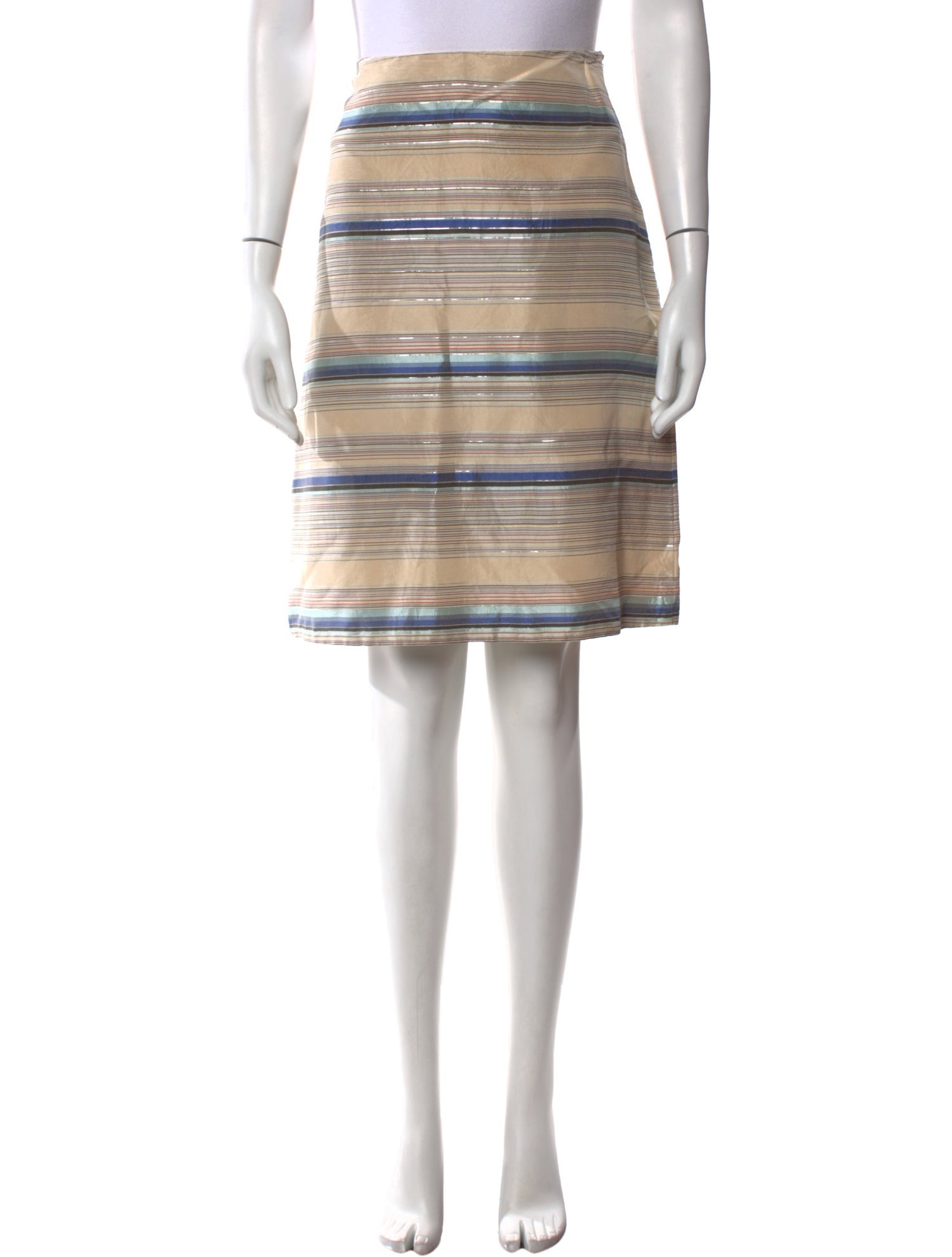 Michael Kors Silk Knee-Length Skirt