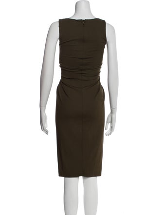 Michael Kors V-Neck Midi Length Dress