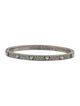 Michael Kors Crystal Hinged Bangle Bracelet