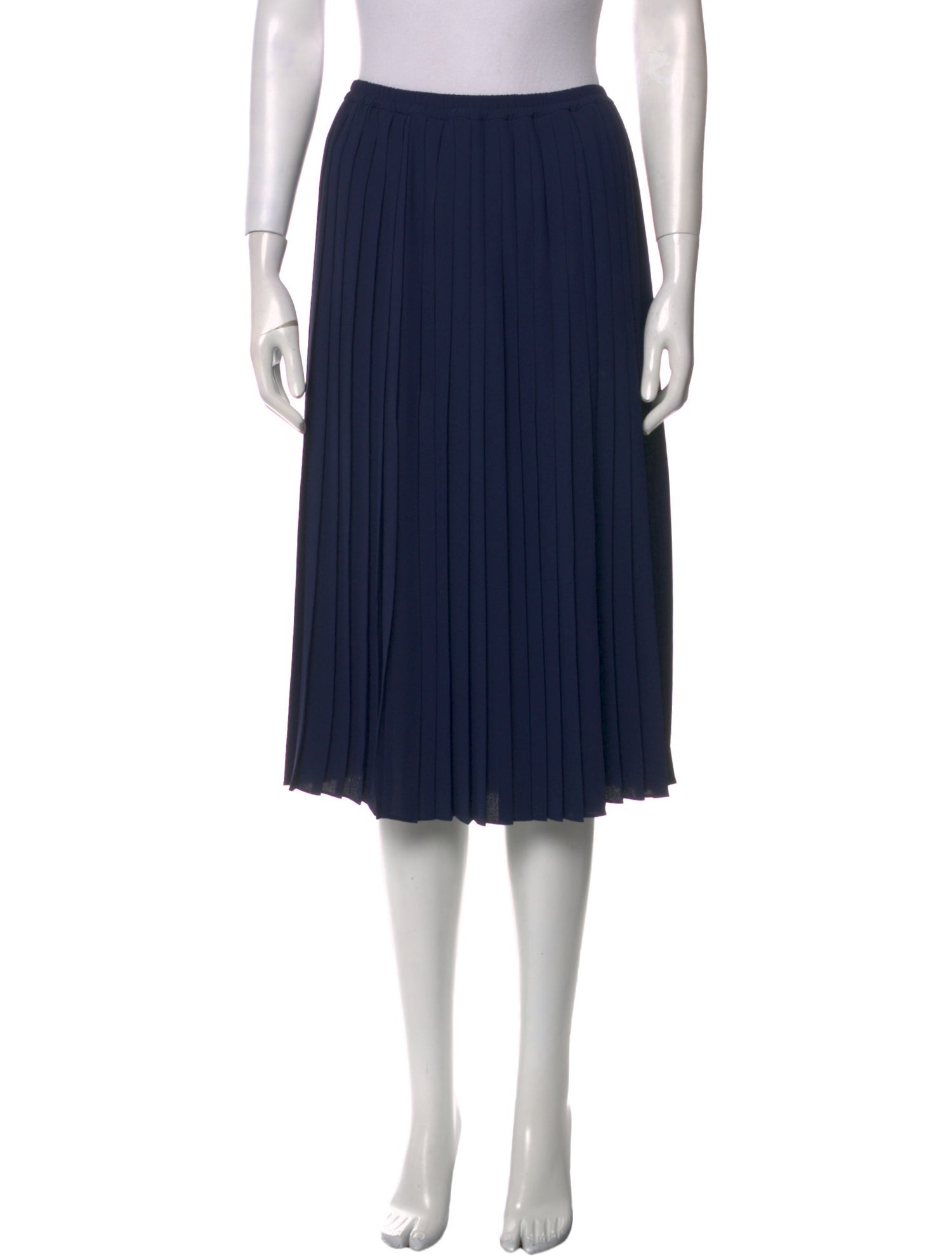 Michael Kors Pleated Accents Knee-Length Skirt