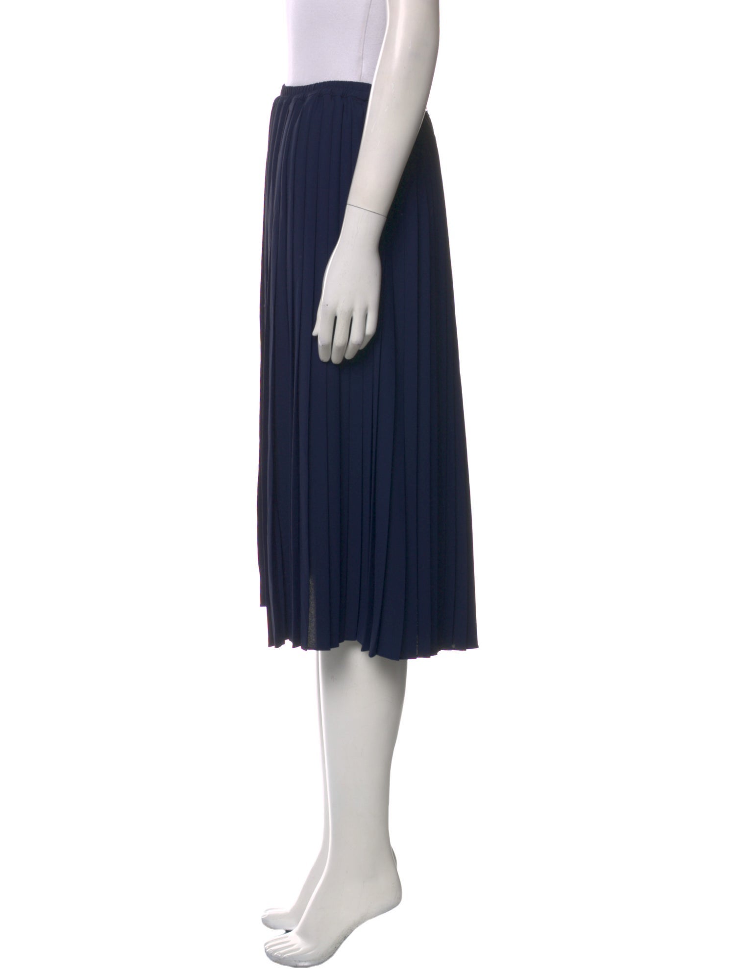 Michael Kors Pleated Accents Knee-Length Skirt