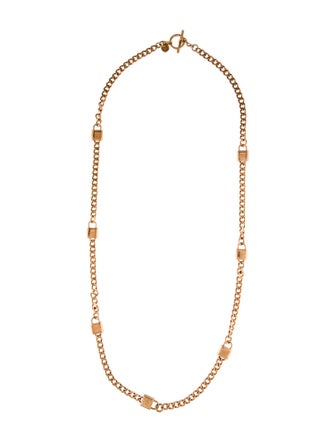 Michael Kors Padlock Chain Necklace