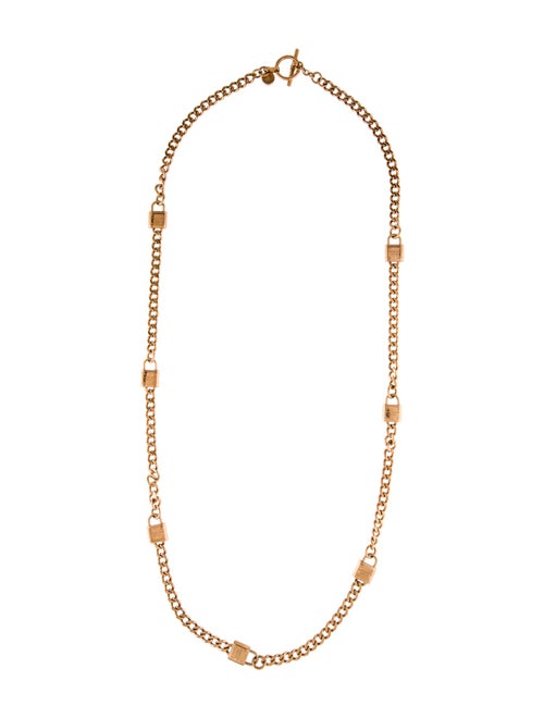 Michael Kors Padlock Chain Necklace