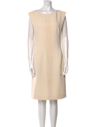 Michael Kors Bateau Neckline Knee-Length Dress