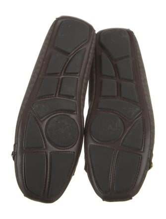 Michael Kors Signature Logo Leather Ballet Flats