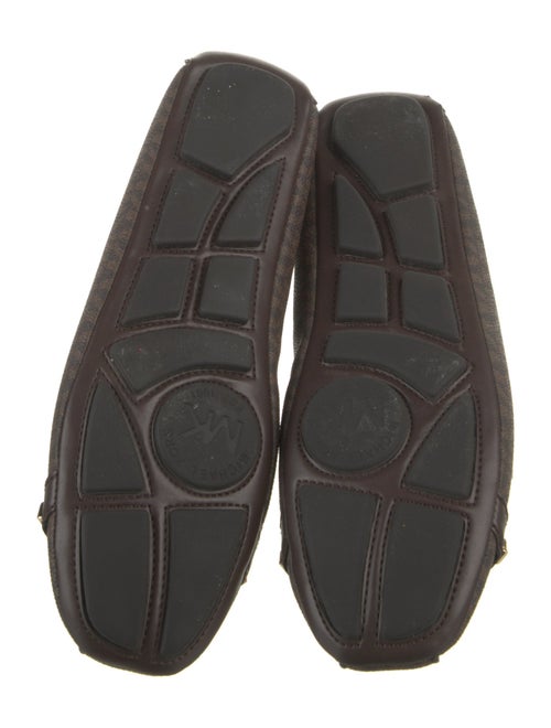 Michael Kors Signature Logo Leather Ballet Flats