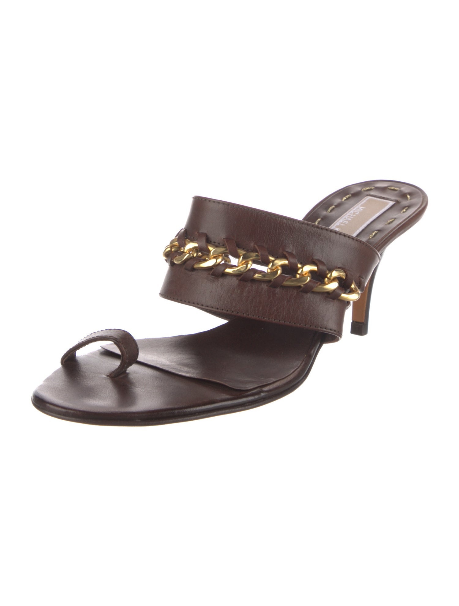 Michael Kors Leather Slides