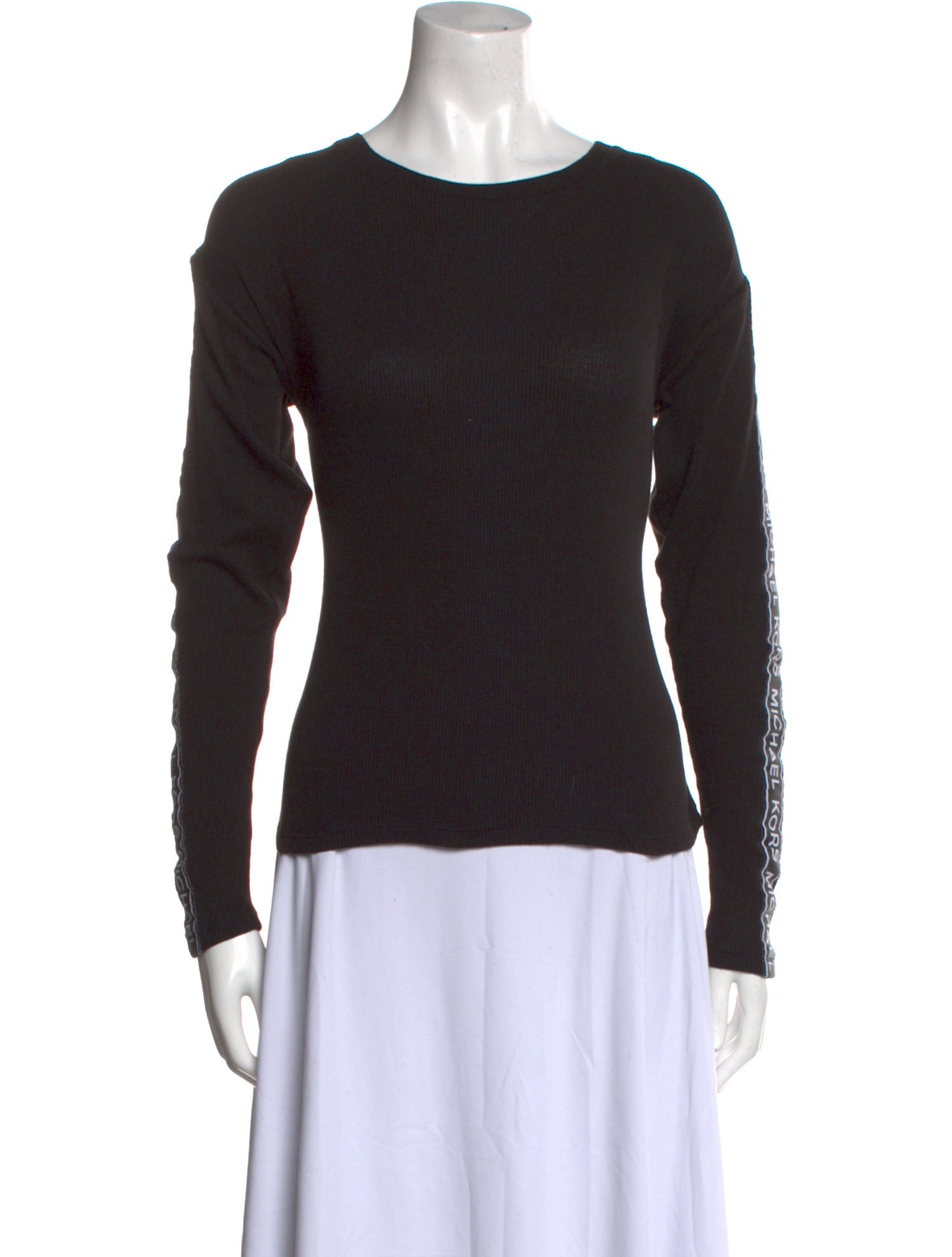 Michael Kors Scoop Neck Long Sleeve Top
