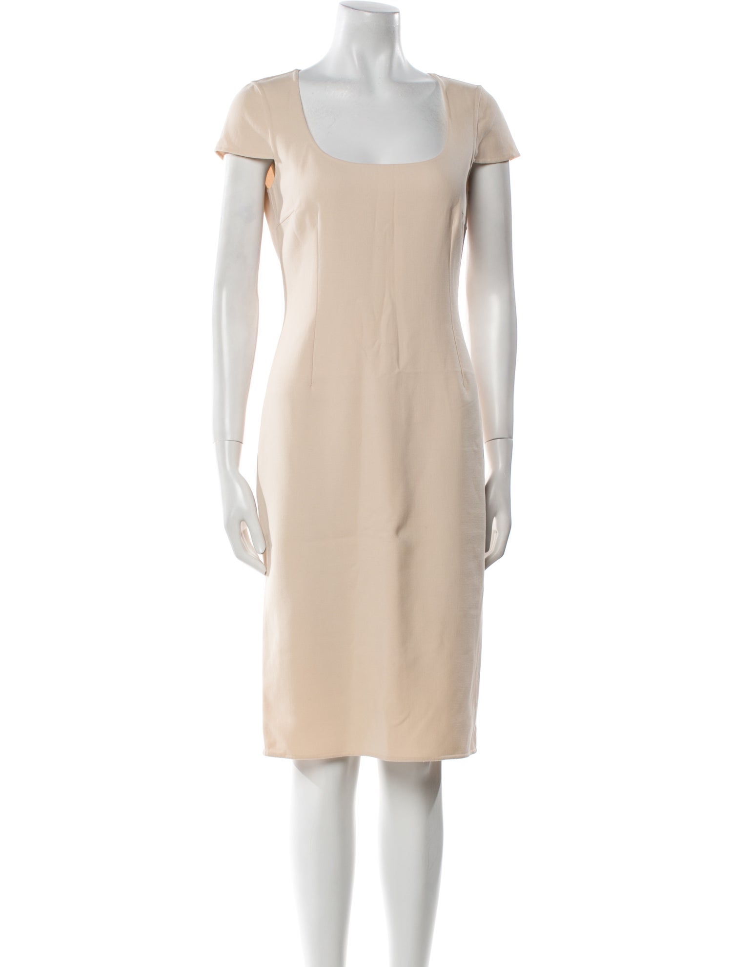 Michael Kors Virgin Wool Knee-Length Dress