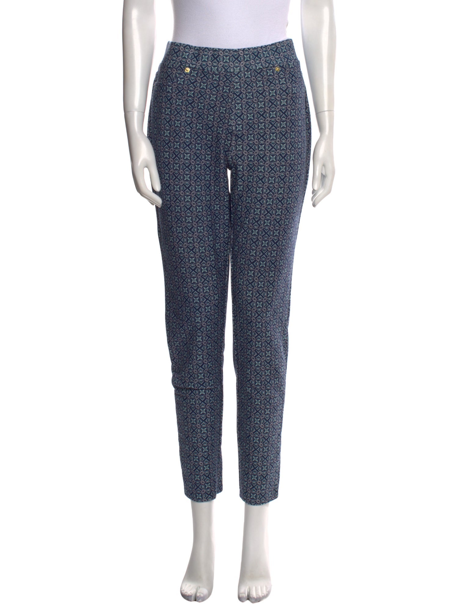 Michael Kors Printed Skinny Leg Pants