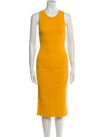 Michael Kors Virgin Wool Skirt Set