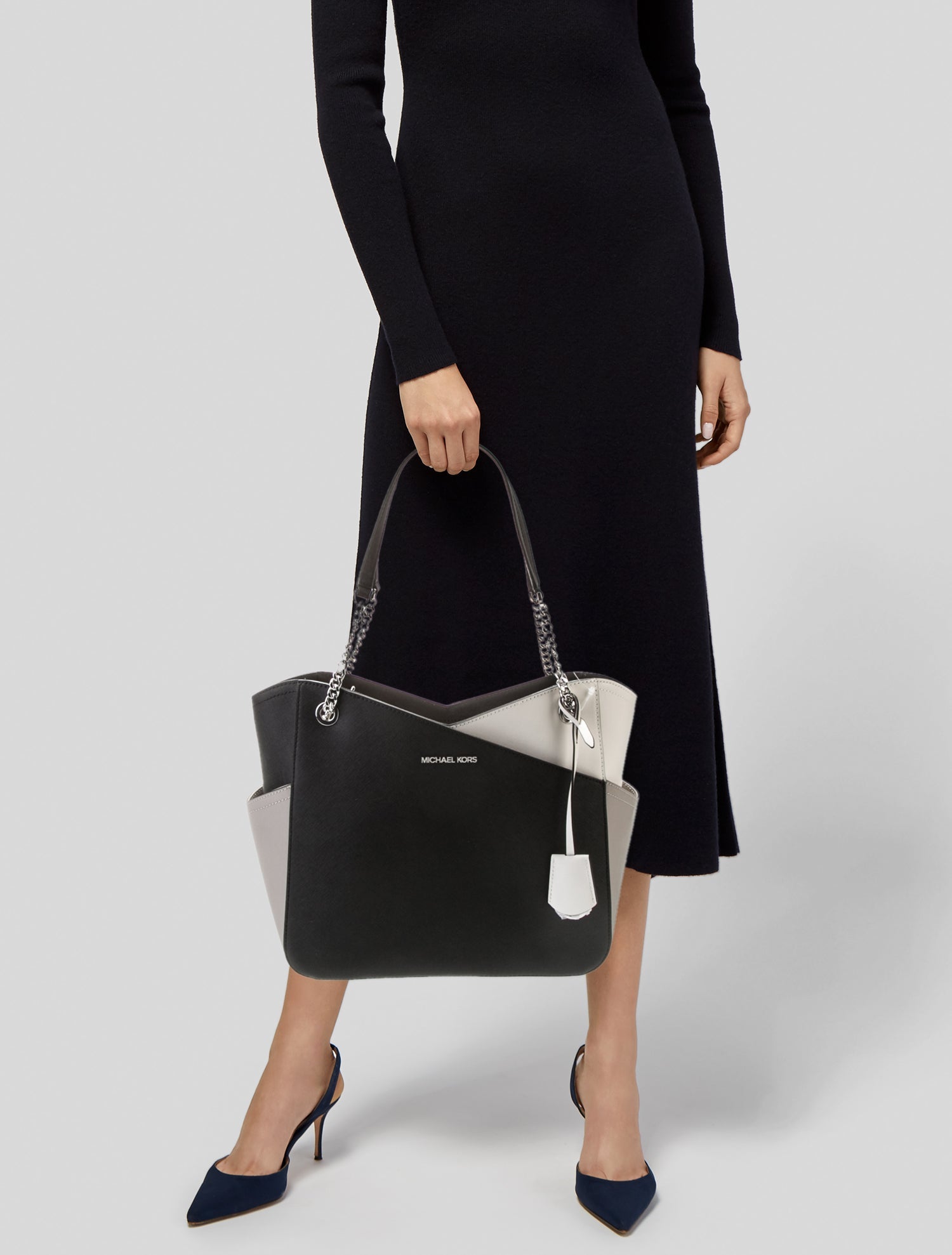 Michael Michael Kors Saffiano Leather Top Handle Bag