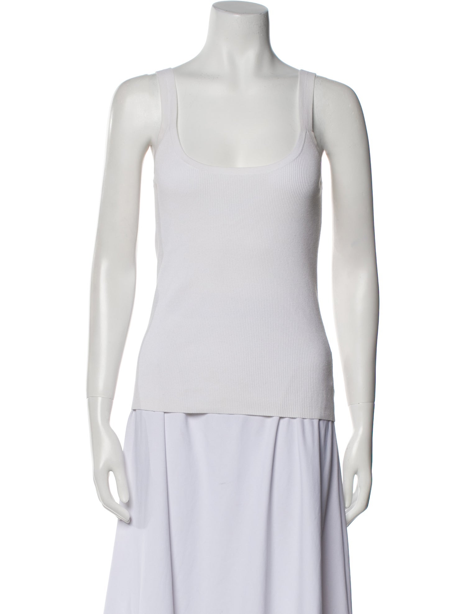 Michael Kors Square Neckline Sleeveless Top