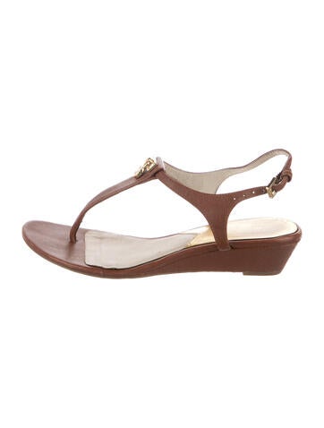 Michael Kors Sandals Leather T-Strap US 5.5 |