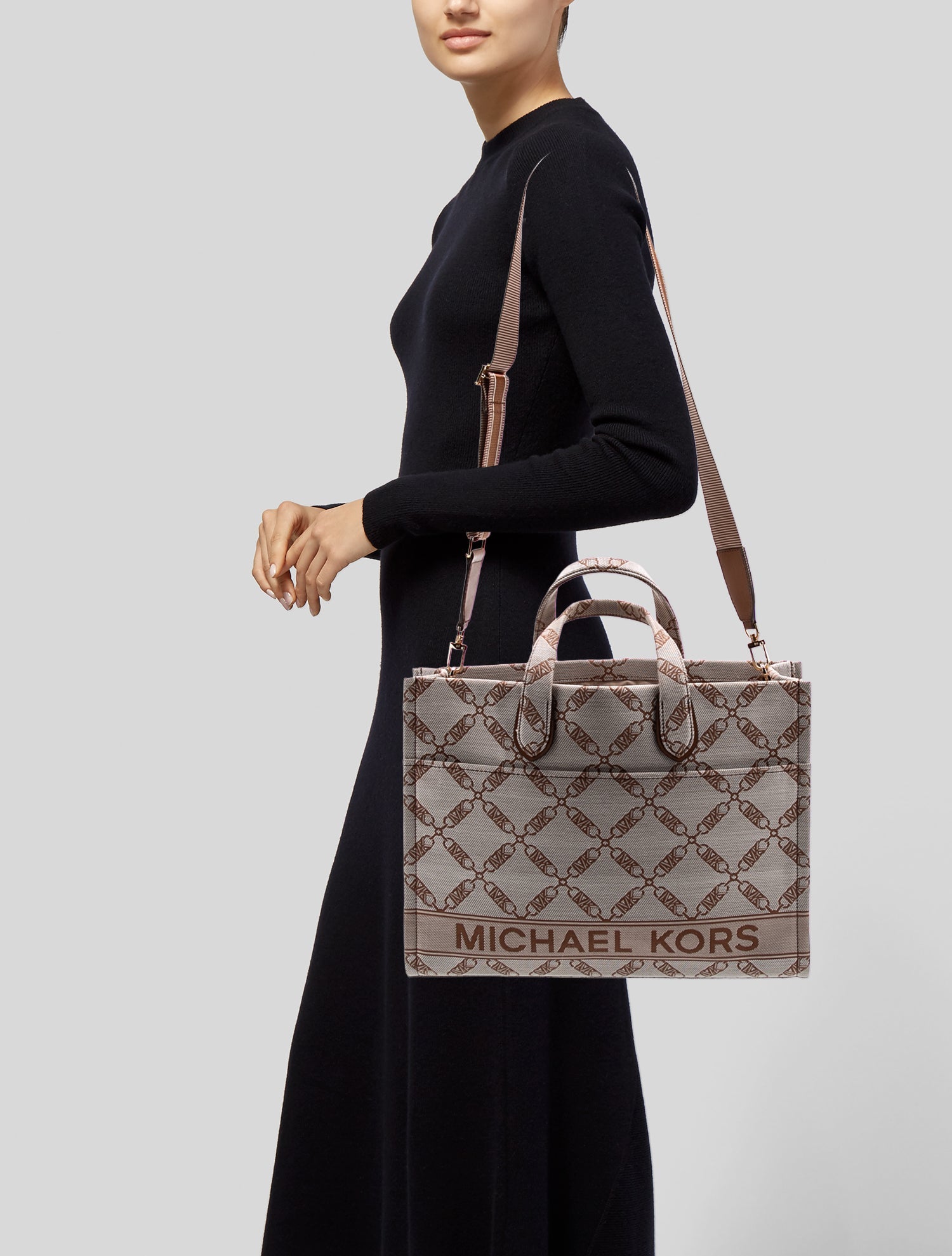Michael Kors Canvas Shoulder Bag