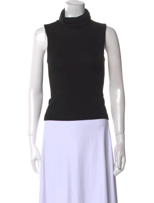 Michael Kors Turtleneck Sleeveless Crop Top