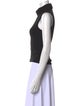 Michael Kors Turtleneck Sleeveless Crop Top