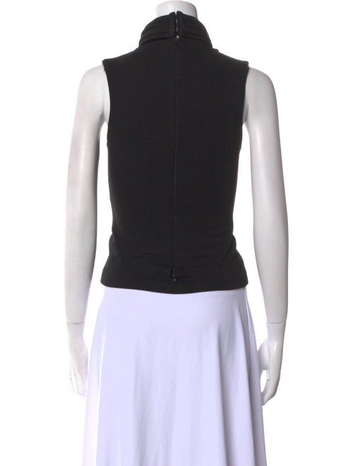Michael Kors Turtleneck Sleeveless Crop Top
