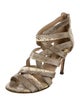 Michael Kors Snakeskin Animal Print Gladiator Sandals
