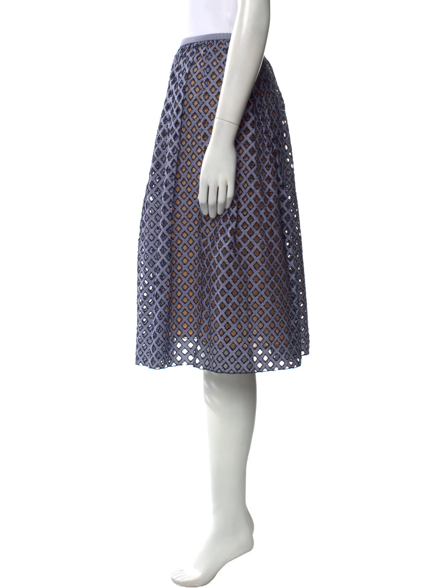 Michael Kors Patterned Knee-Length Skirt